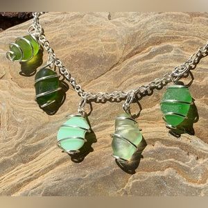 Genuine, handmade, Lake Erie beach glass jewelry